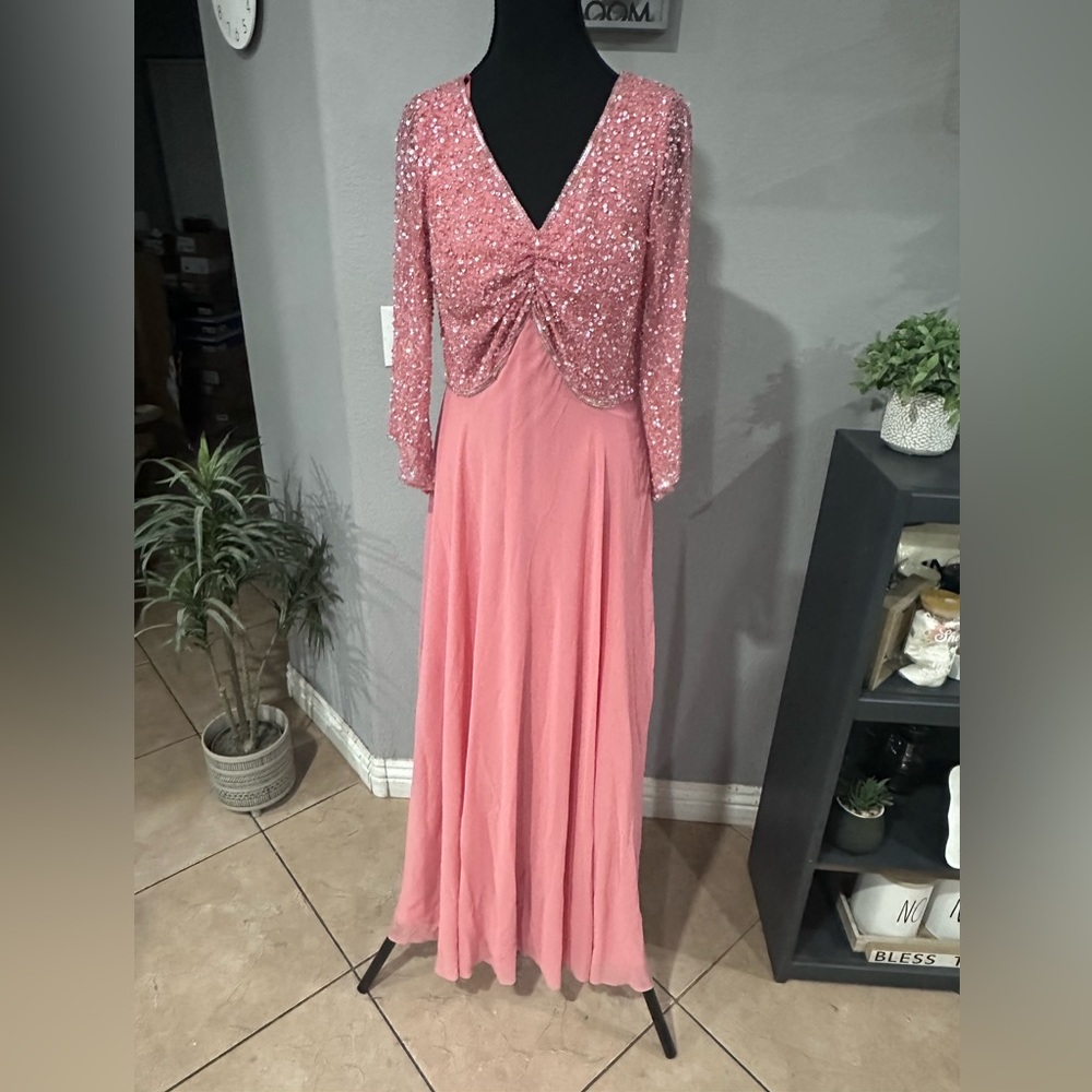 Elegant Pink Evening Gown (J Kara)